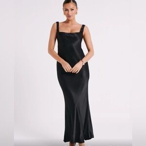 Meshki Ensley Satin Maxi Dress - Size XS